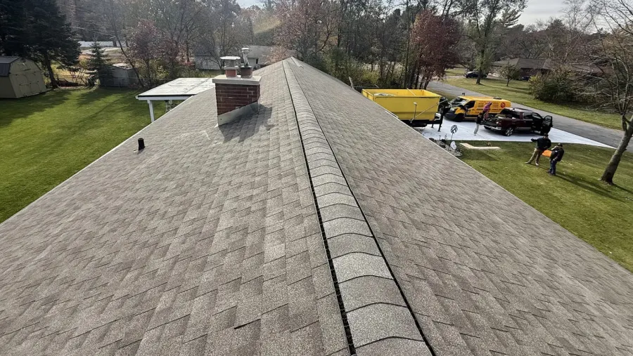 After: new roof installed by 3 Brothers Construction