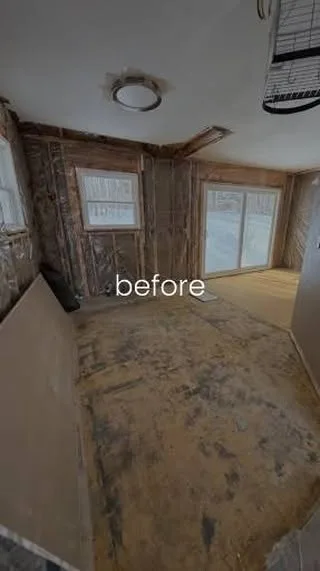 3 Brothers Construction Instagram reel: interior work