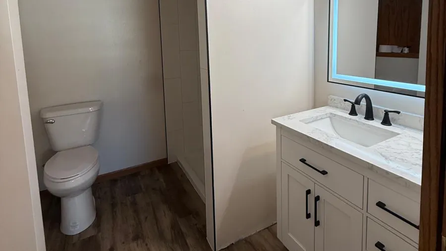 Bathroom remodeling project by 3 Brothers Construction