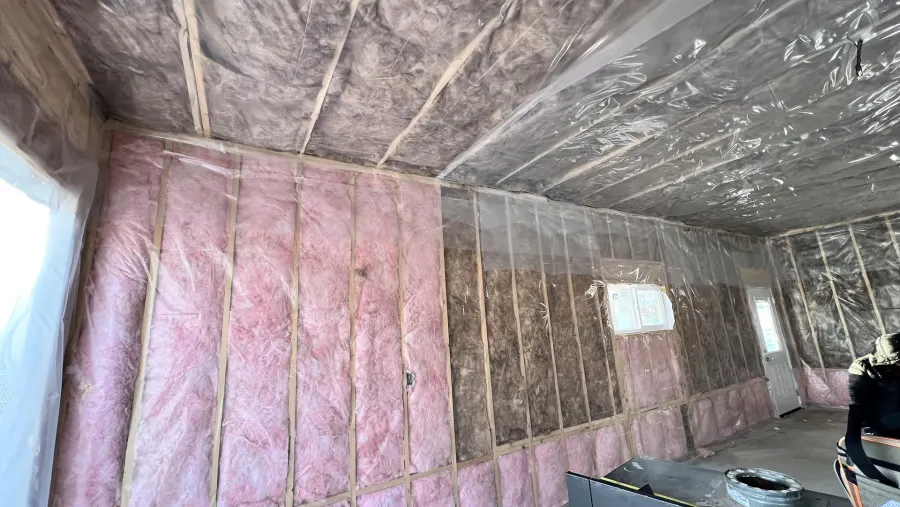 Insulation project by 3 Brothers Construction