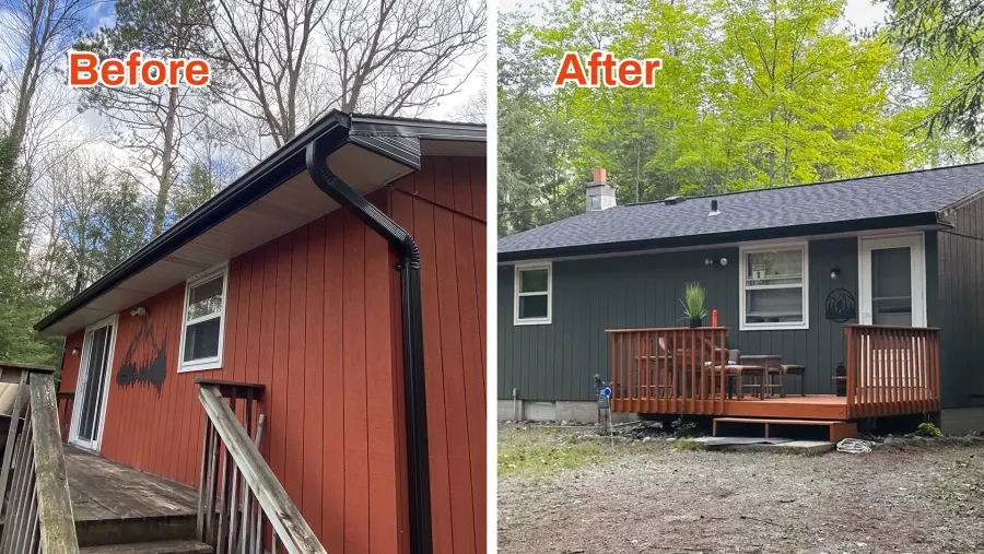 Interior and exterior painting project by 3 Brothers Construction