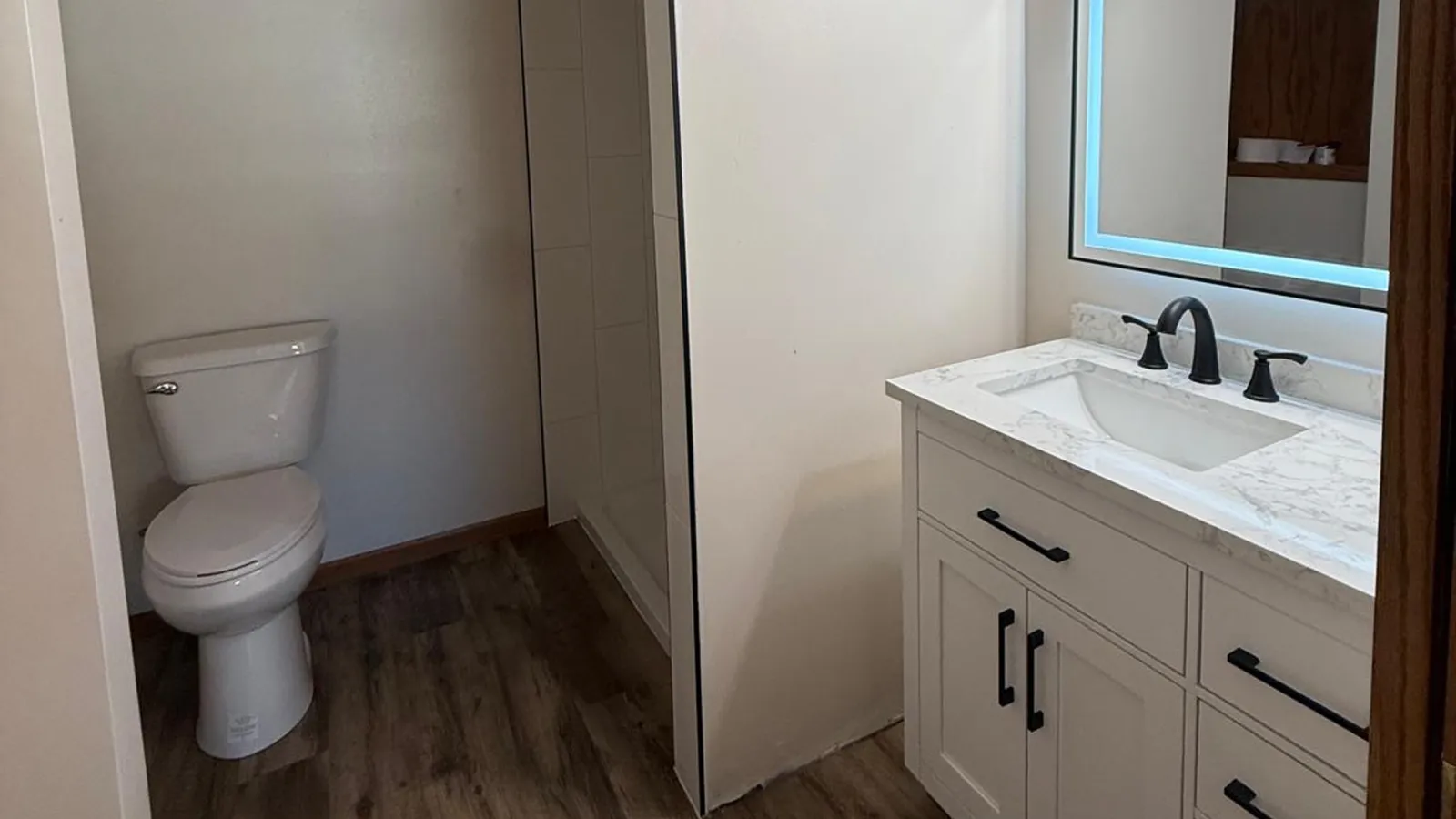 Bathroom remodeling project by 3 Brothers Construction