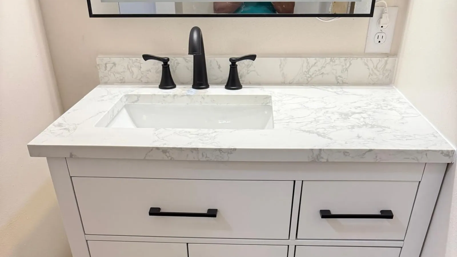 Bathroom remodeling project by 3 Brothers Construction
