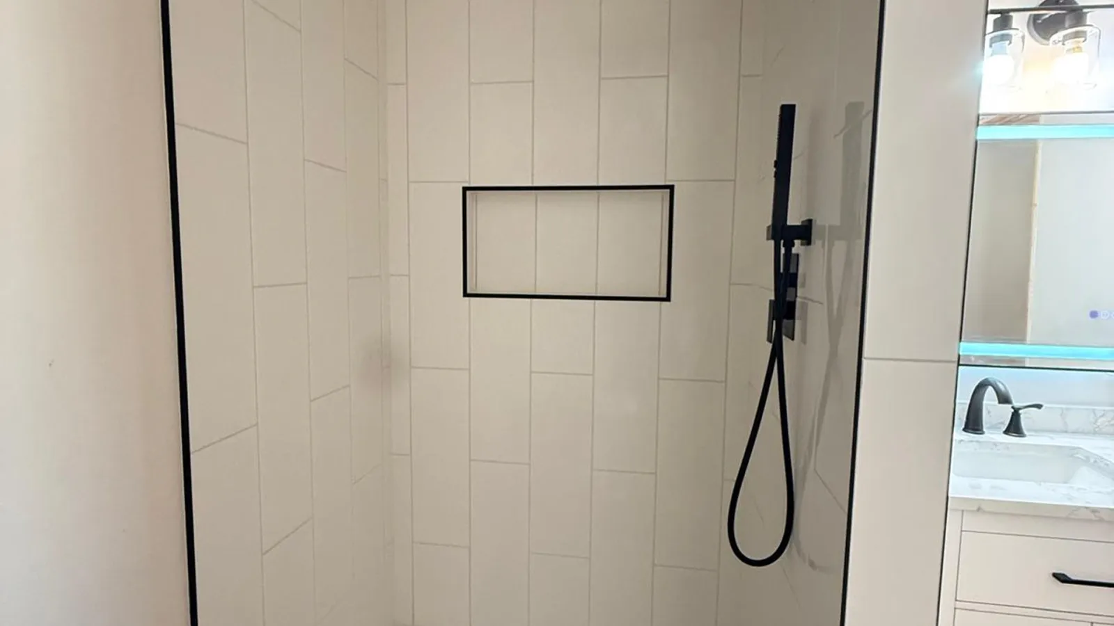 Bathroom remodeling project by 3 Brothers Construction