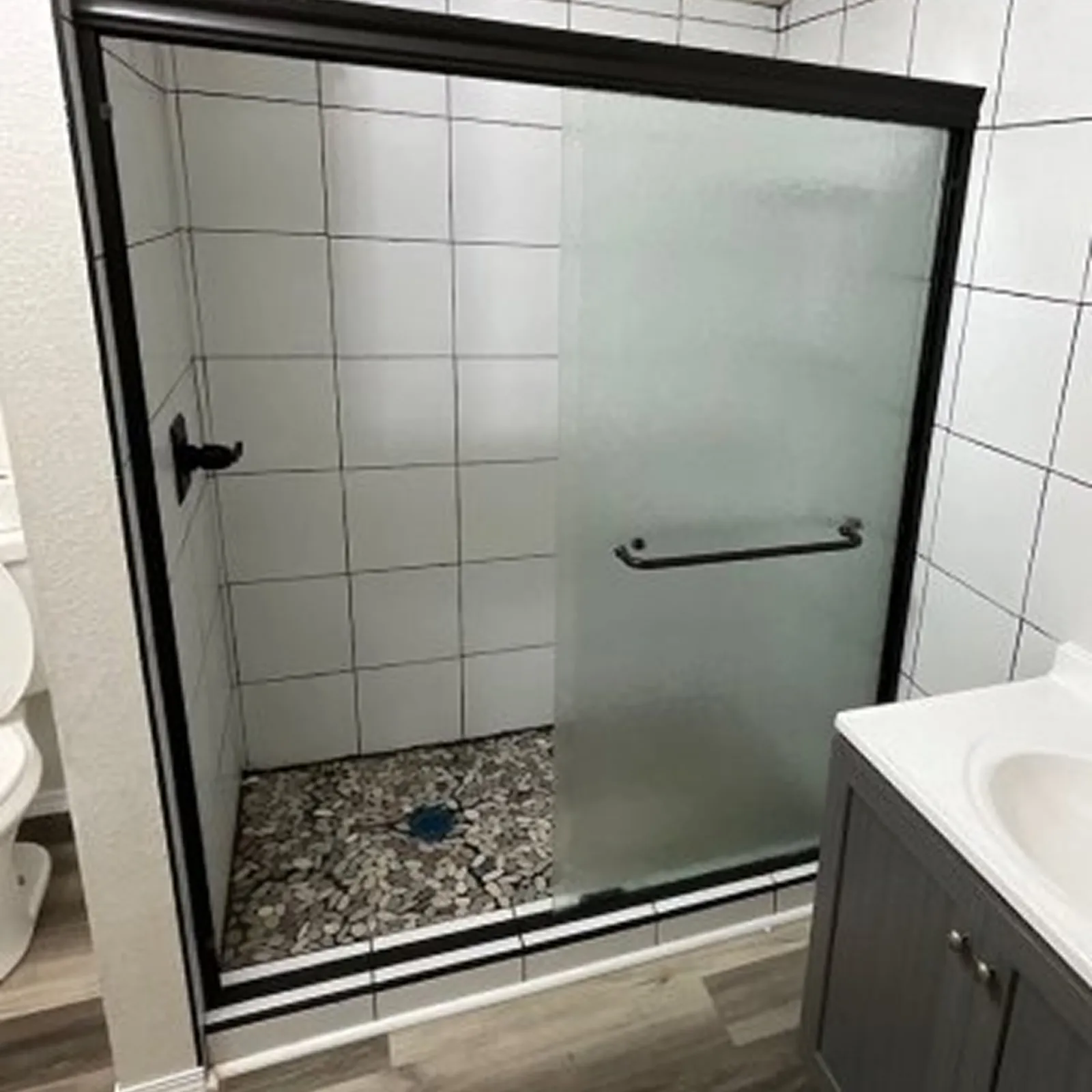 After: remodeled bathroom by 3 Brothers Construction