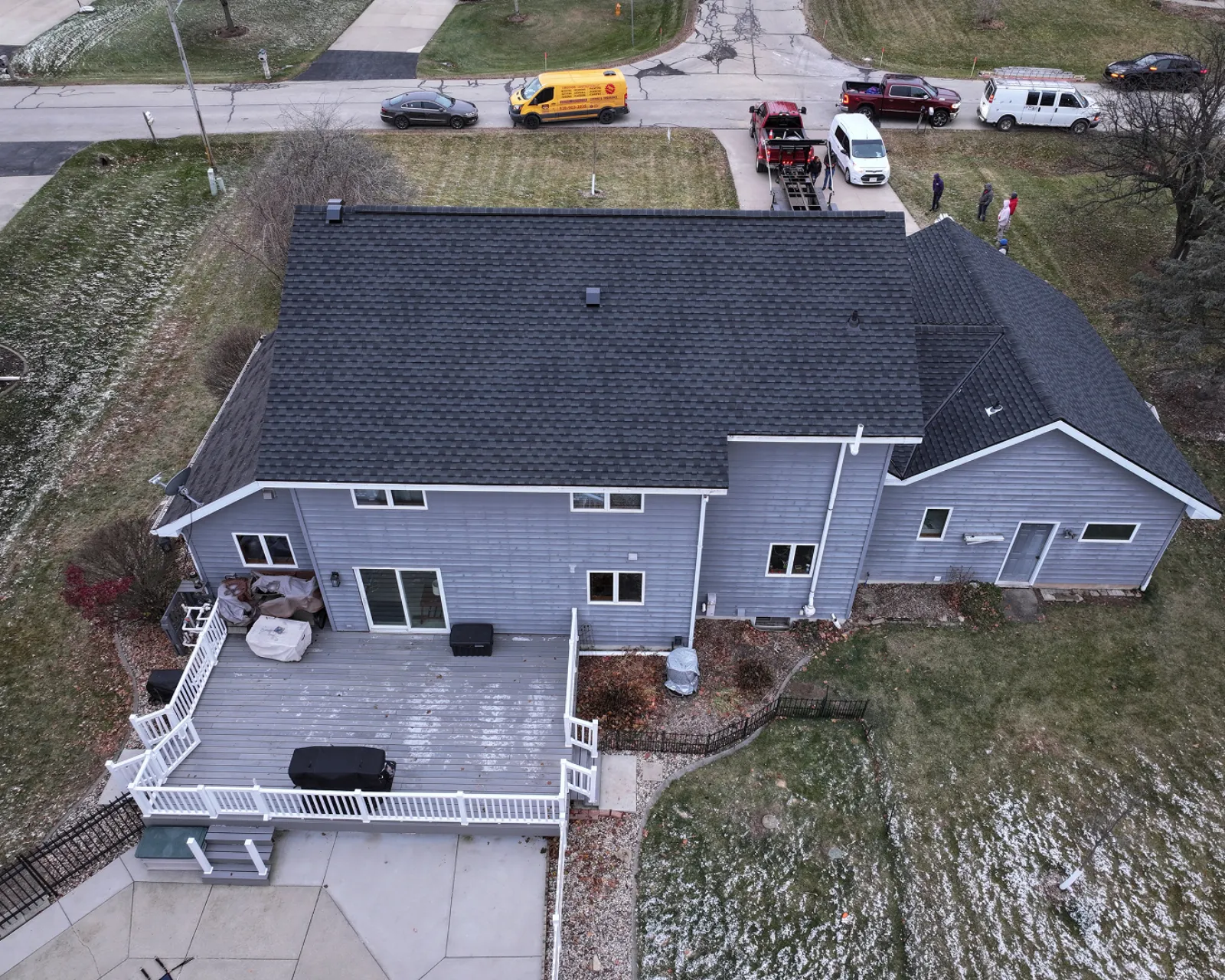 After: new architectural shingle roof installed by 3 Brothers Construction